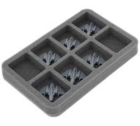 Feldherr HS035A075 foam tray compatible with Legions Imperialis - 8 compartments