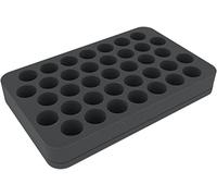 Feldherr HS035P1BO 35 mm Half-Size foam tray with 37 compartments
