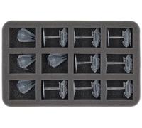 Feldherr HS050A146 foam tray compatible with Legions Imperialis - 12 compartments