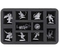 Feldherr HS050BB09 50 mm half-size foam tray compatible with 10 Blood Bowl Star Player