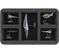 Feldherr HS060A032 foam tray compatible with Battlestar Galactica: Starship Battles - 5 compartments