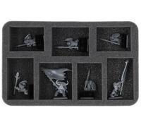 Feldherr HS060A077 foam tray compatible with Tribes of Orcs and Goblins - 7 compartments