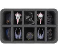 Feldherr HS070A008 foam tray compatible with Battlestar Galactica: Starship Battles - 10 compartments