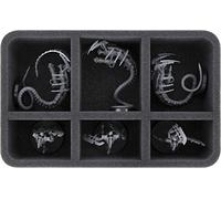 Feldherr HS070A028 foam tray compatible with Necrons - 6 compartments