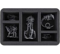 Feldherr HS075A022 foam tray compatible with Necrons - 5 compartments