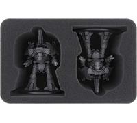 Feldherr HS105A001 foam tray compatible with Adeptus Titanicus: 2 Warbringer Nemesis Titans