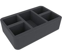 Feldherr HSMEJK070BO 70 mm Half-Size foam tray with 5 compartments