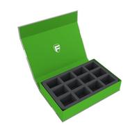 Feldherr Magnetic Box green compatible with Necromunda: Underhive - 12 compartments