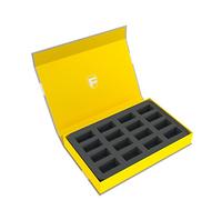 Feldherr Magnetic Box yellow compatible with 16 miniatures