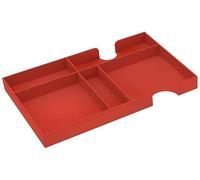 Feldherr Organizer Insert compatible with Tiny Epic Crimes: Kingpins expansion game box - Sorter for game contents, accessories, and quick game setup, Color:Cherry Red