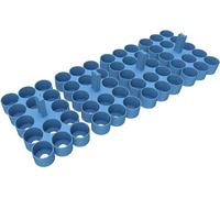 Feldherr paint rack set compatible with 4L Really Useful Boxes - 56 Citadel Paint Pots (18ml / 24ml), Color:Sky Blue, Really Useful Boxes:without box