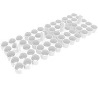 Feldherr paint rack set compatible with 4L Really Useful Boxes - 56 Citadel Paint Pots (18ml / 24ml), Color:White, Really Useful Boxes:without box