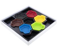 Feldherr SHELL Core Box - 6 colored token trays plus storage box for game accessories, tokens, meeples and other small items