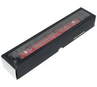 Feldherr Storage Box MTLB340 325 x 60 x 50 mm for model railway locomotives, wagons and vehicles, Color:Black, Amount:1 pcs.