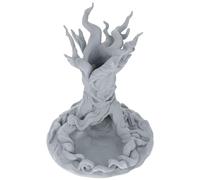 Feldherr The Terror Tree Dice Tower - 20cm Tall Eco-Friendly PLA Dice Roller for Role-Playing and Tabletop Games D&D Dungeons and Dragons Fantasy Mythic Roll, Color:Grey