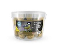 Feldy Golden Food Balls for Wild Birds - Tub - 40 Balls