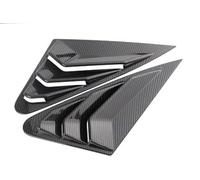 FELEA Car Rear Side Window Louvers For Audi A4 B9 2017 2018 2019 Triangular Window Glass Blinds Exterior Accessories,B-carbon fiber pattern