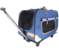 FELEA FELEA Pet Trolley Case Cat Dogs Telescopic Handle Packs FoldableTravelling Puppy Stroller Jogger Folding Carrier