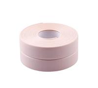 Felenny Bath Sealant Strip Waterproof Sealant Tape Bathroom Wall Corner Caulk Strip Sealing Tape Self Adhesive Simple Tape for Bathroom, Kitchen, Bathtub, Toilet, Wall Floor, with Sealing Tool