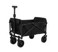 Felenny Collapsible Camping Trolley Folding Wagon with Wheels Heavy Duty Portable Cart, Foldable Beach Wagon for Sports Beach Outdoor Garden Picnic Shopping Fishing