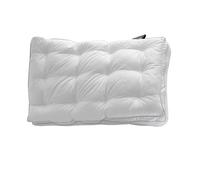 Felenny Double Layered Pillow, Luxury Pillows for Sleeping, Soft Comfortable Fluffy Support Bed Pillow for Neck, Back& Shoulder Pain Relief Multi- purpose Support Pillow for Home Hotel