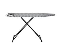 Felenny Ironing Board with Iron Rest Folding Ironing Boards Height Adjustable Foldable Ironing Stand Metal Frame Iron Stand, 120x38cm