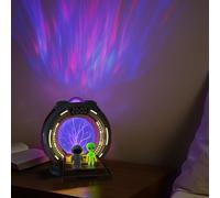 Felenny Lights Projector Star Projector Galaxy Night Light Portal with Plasma Globe Space Buddies Astronaut Alien, Bluetooth Music, Time Alarm Clock, for Adults Gaming Room Party Home Décor