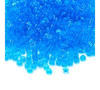 Feleph 1000PCS Transparent Blue Round Plates 1X1 Building Blocks Parts and Pieces Bricks Dots Bulk Studs Accessories Kit Compatible with Major Brand