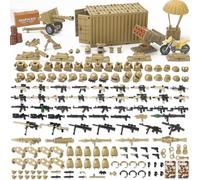Feleph Military Weapons Pack with Shipping Cargo Container Army Helmet Men
