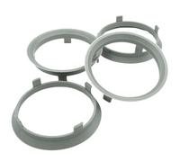 Felgenfactory 4x Centring Rings 70.1mm x 66.6mm Grey Compatible with Passenger Cars
