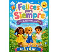 Felices para siempre. Libro de actividades para niños de 3 a 6 años: Cuaderno para la asamblea regional 2026 de JW con actividades sencillas y ... a los niños a disfrutar de verdades bíblicas