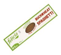 Felicia Organic Buckwheat Spaghetti - Gluten Free 100% Whole Buckwheat Flour, Rich in Magnesium & Fibre - 250 g