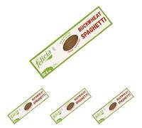 Felicia Organic Buckwheat Spaghetti - Gluten Free 100% Whole Buckwheat Flour, Rich in Magnesium & Fibre - 250 g (Pack of 4)