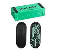 Feliciay Magnetic Mini Fingerboard Fidget Toy, KickFlips Infinity Slider Portable Sensory Toy with Storage Crate, Stress Anxiety Relief for Adults Kids (B)
