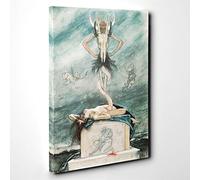 Felicien Rops Sacrifice from The Satanic Ones Canvas Print | Gallery Wrapped 30mm Frame Wall Art | 30x20 inches | Ready to Hang | Modern Picture | Living Room Bedroom Lounge Office