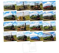 Felicitas British Steam Locomotives Variety Postcard Pack - Set Featuring 16 Iconic Railway Engines - A6 - Beautiful Imagery - Eye Catching Heritage Railway Theme - Eco Friendly - Made in UK