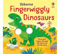 Felicity Brooks Fingerwiggly Dinosaurs Board book Book Felicity Brooks Multicolor