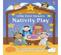 Felicity Brooks Little First Stickers Nativity Play Paperback Book Felicity Brooks Multicolor