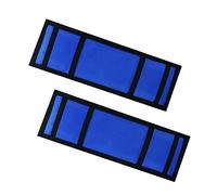 Feliey Ratchet Strap Protector Sleeve Universal Tie Down Strap Ratchet Protector for Boat, Trailers, Jetski, Waverunner Blue 4 x 12 Inches-Pack of 2
