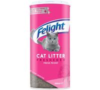 Felight Antibacterial Cat Litter Freshener Powder, Floral Peony Scent - Effective Odour Control, Longer Lasting Freshness, Made in the UK (300ml)