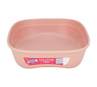 Felight Cat Litter Tray - Easy to Clean and Suitable for Kittens, Non-Slip Base, Made in the UK, Assorted Colours (42cm)