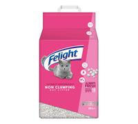 Felight Non-Clumping Cat Litter (20L Bag) - Antibacterial Silverfresh Technology, Prevents Odours for up to 10 Days, Made in the UK