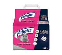 Felight Ultra Clumping Cat Litter (10L Bag) - Fast-Acting Absorbency, Easy to Clean, Prevents Odours for up to 10 Days, Made in the UK