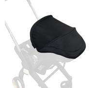 Feliliber Replacement Canopy for Doona Car Seat Strollers, Black | 3-Piece Thickened Hood and Shoulder Pads Set, High-Opacity Sun Shade, Sofe Fabric, Machine Washable (No Rods)