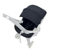 Feliliber Stroller Accessory Washing Kit Textile Set, Colorful Canopy & Water Resistance Soft Cushion Compatible with DOONA CAR SEAT Strollers (Fashion Black)