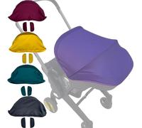 Feliliber Stroller Replacement Accessories Canopy, Colorful Sun Shade Compatible with Doona Car Seat & Strollers (Purple)