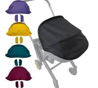 Feliliber Stroller Replacement Accessories Canopy, Waterproof Sun Shade Compatible with Doona Car Seat & Strollers (Black)