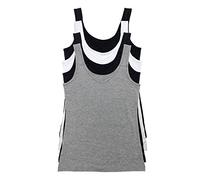 Felina | Cotton Modal Reversible Tank Top | 4-Pack (Heather Grey, X-Large)