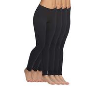 Felina | Velvety Soft Lightweight Leggings | Moisture Wicking | Yoga | 2 Pack (Black, X-Large)