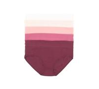 Felina Womens 5 Pack Pima Cotton Wide Waistband Hipster, Rose All Day, S